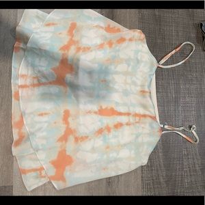 Float silk top